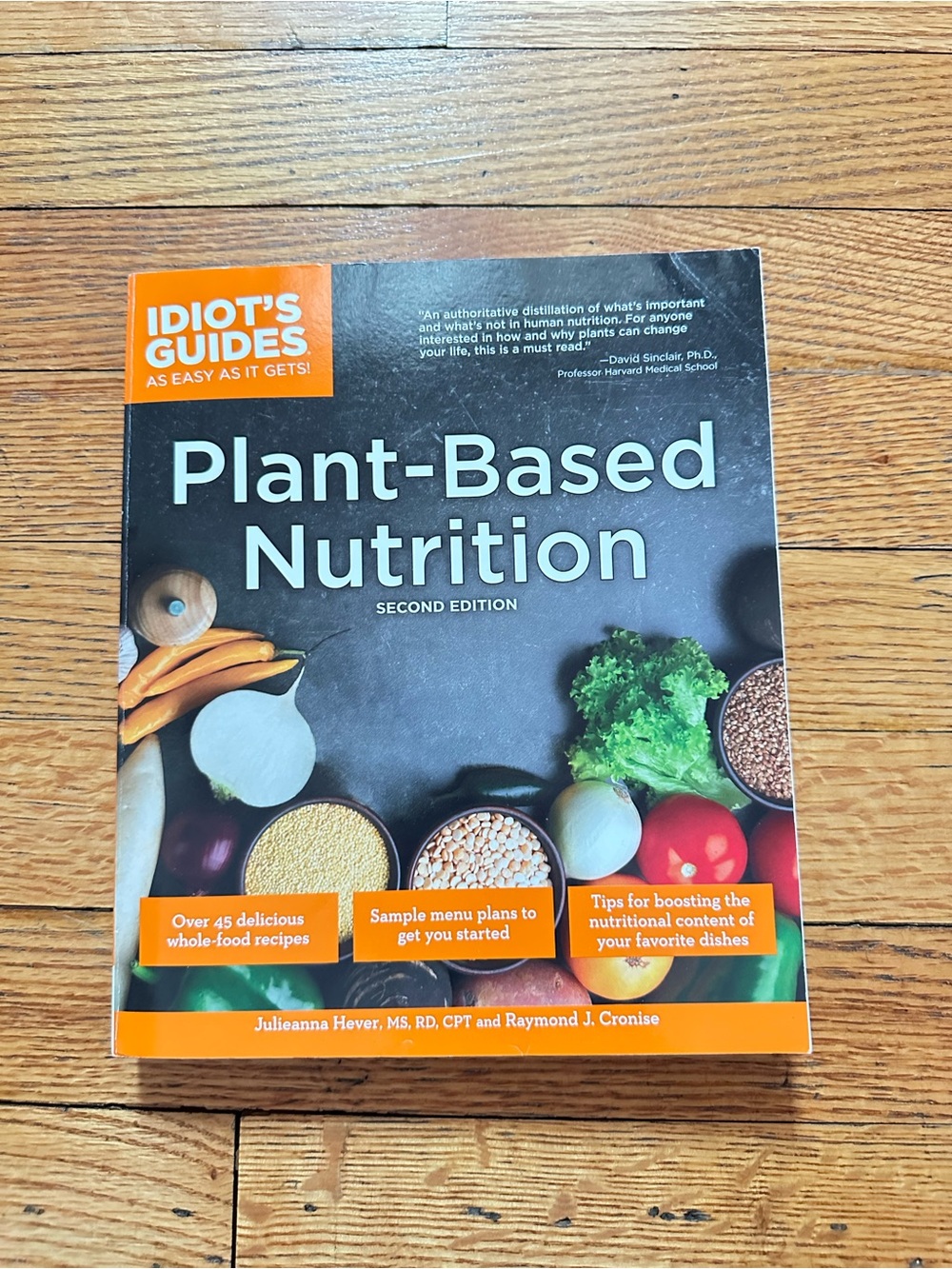 Plant-Based Nutrition 2E Julieanna Hever Idiot’s Guides Paperback